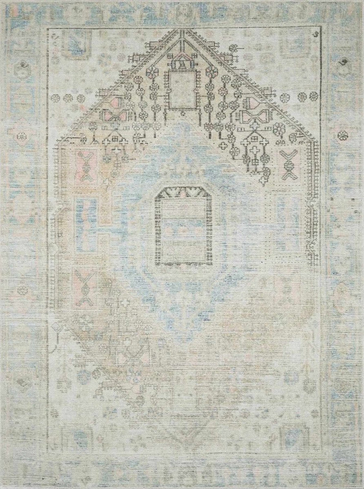 
                      
                        Hauteloom Light Olive Baloy Vintage Washable Area Rug - lily & onyx
                      
                    