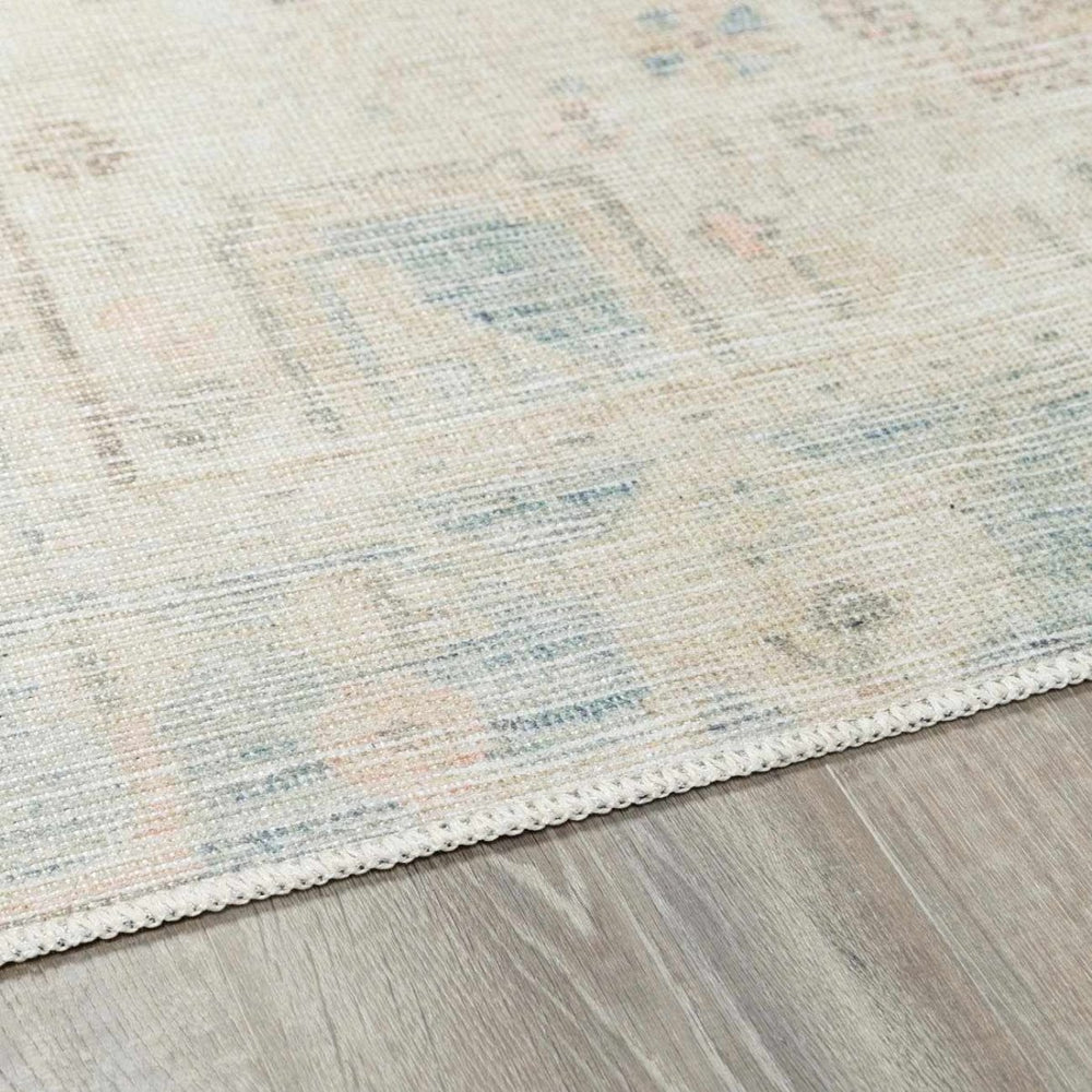 
                      
                        Hauteloom Light Olive Baloy Vintage Washable Area Rug - lily & onyx
                      
                    
