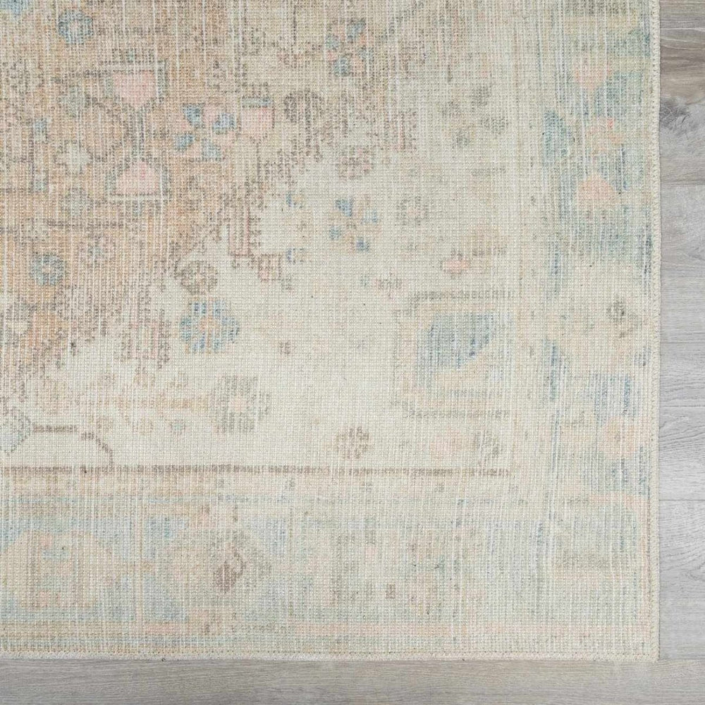 
                      
                        Hauteloom Light Olive Baloy Vintage Washable Area Rug - lily & onyx
                      
                    