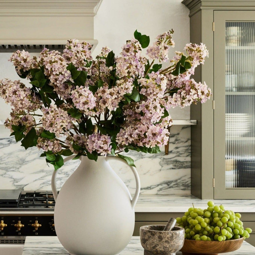 
                      
                        Artificial Flowers Pale Lavender Faux Lilac Branch, 30"
                      
                    