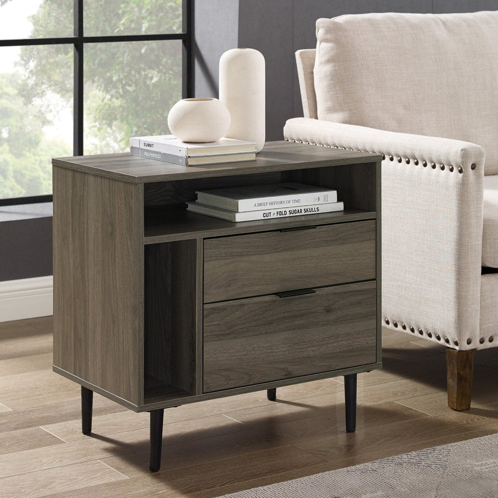 Walker Edison Lincoln Nightstand / Side Table - lily & onyx