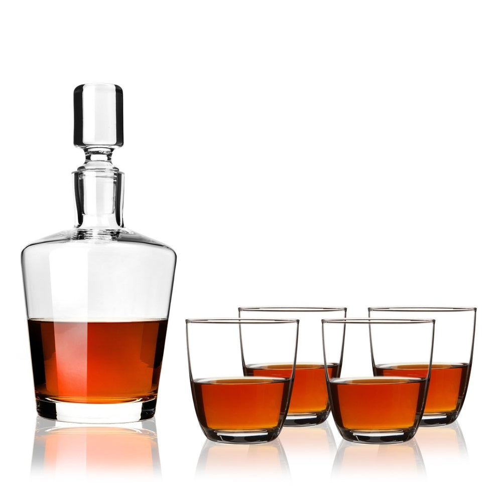 
                      
                        True Liquor 36 oz Decanter Set with 11 oz Tumblers, Set of 5 - lily & onyx
                      
                    