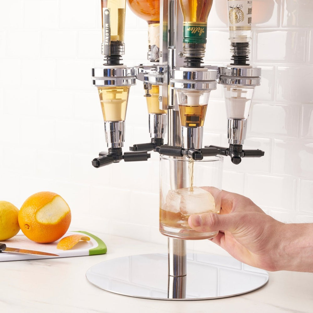 True Liquor Tap 4 - Bottle Liquor Dispenser Stand - lily & onyx