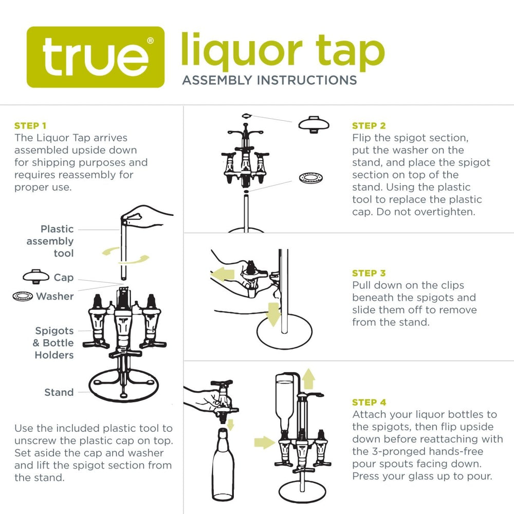 
                      
                        True Liquor Tap 4 - Bottle Liquor Dispenser Stand - lily & onyx
                      
                    