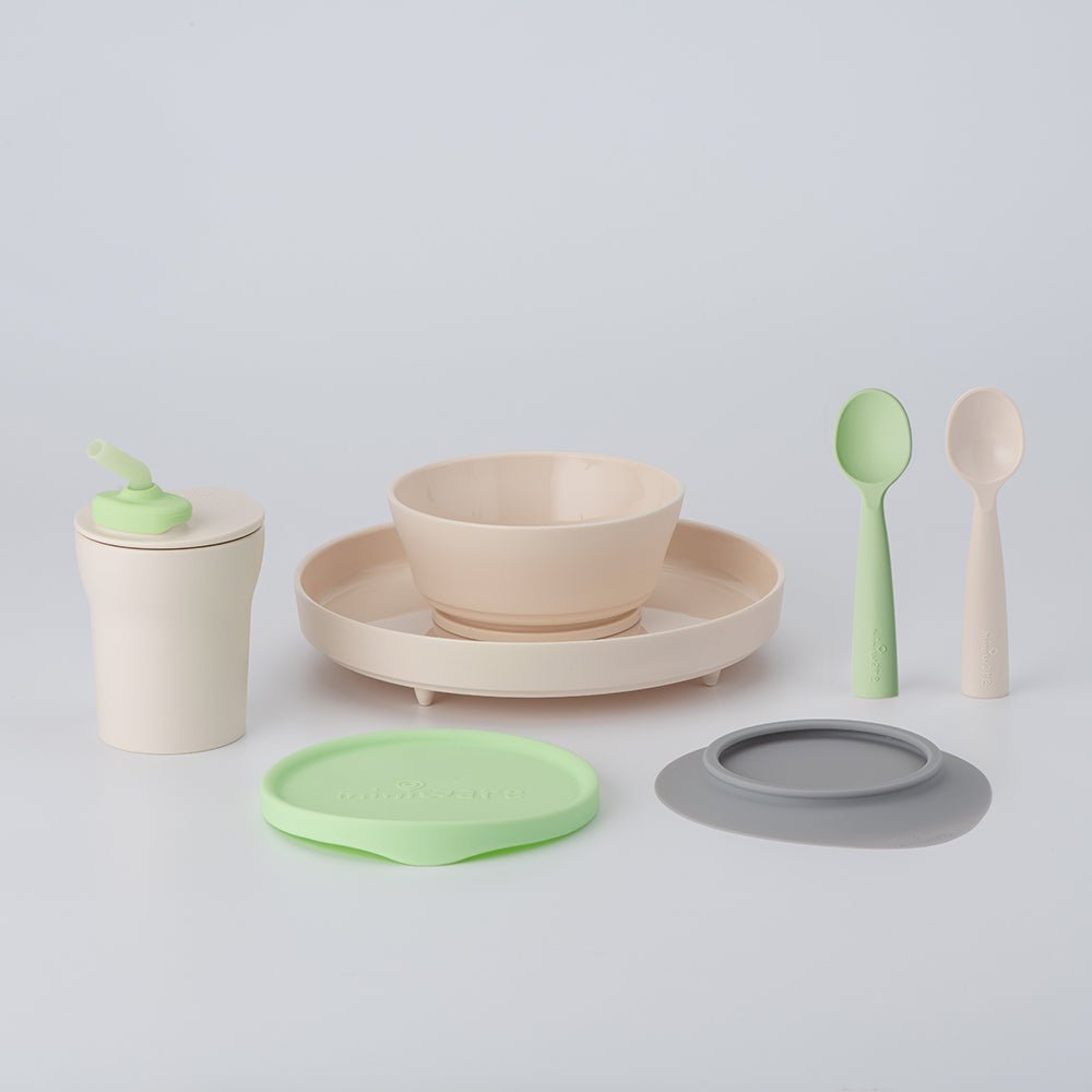 Miniware Little Foodie Meal Set - Vanilla + Key Lime - lily & onyx