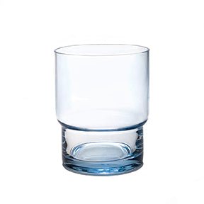 little white dish Blue Rock Glasses – Set of 4 | Smoke Blue Tumbler Glassware