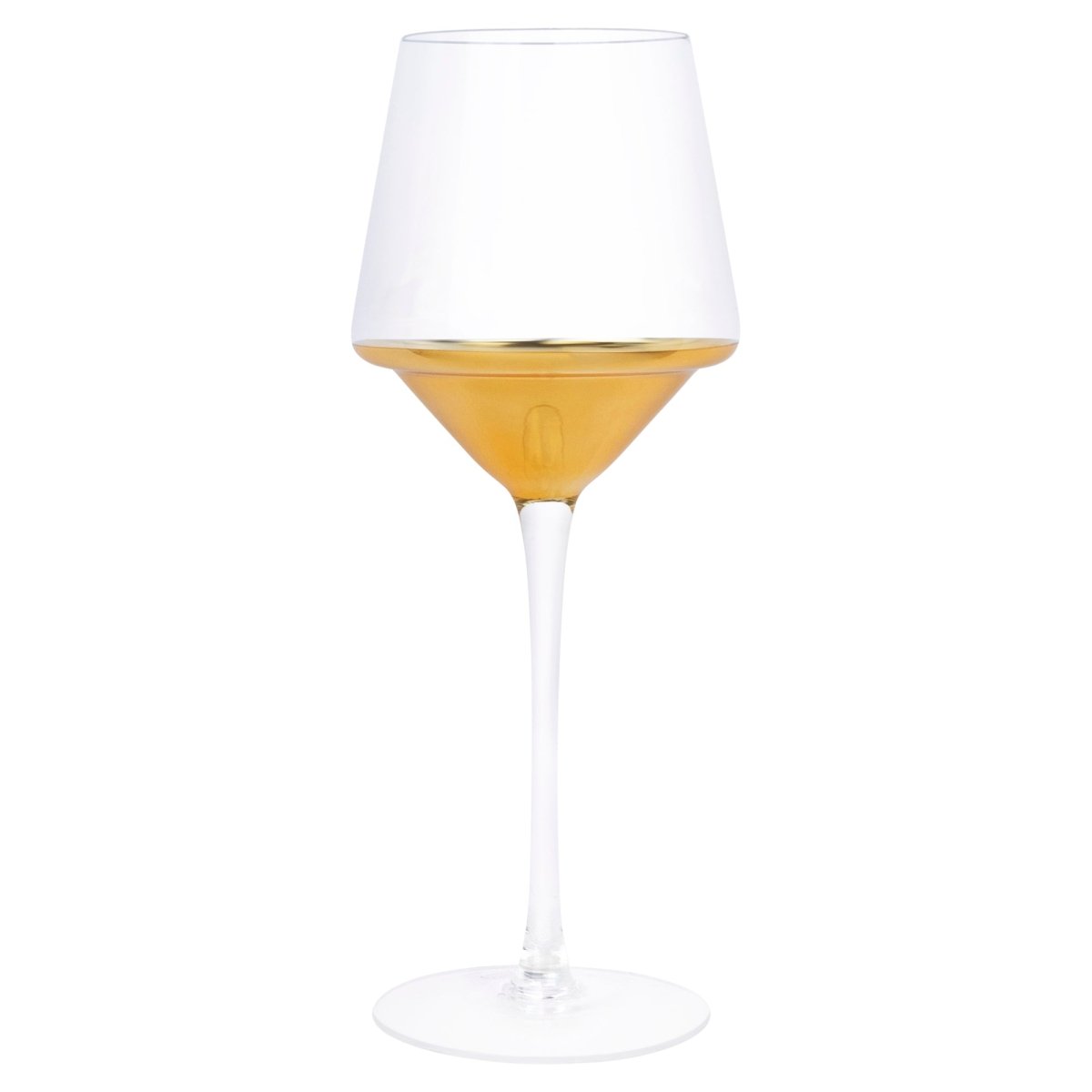 little white dish Gold Triangle Cocktail Glasses with Gold Filigree Base – Set of 4