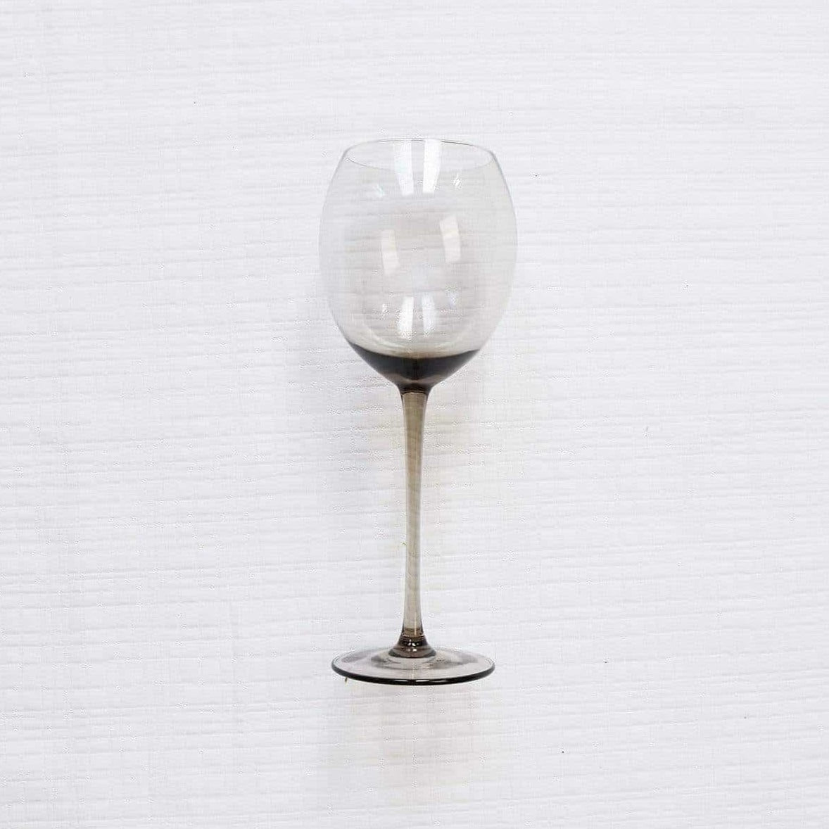 little white dish Modern Black Smoke Wine Glasses – Set of 4