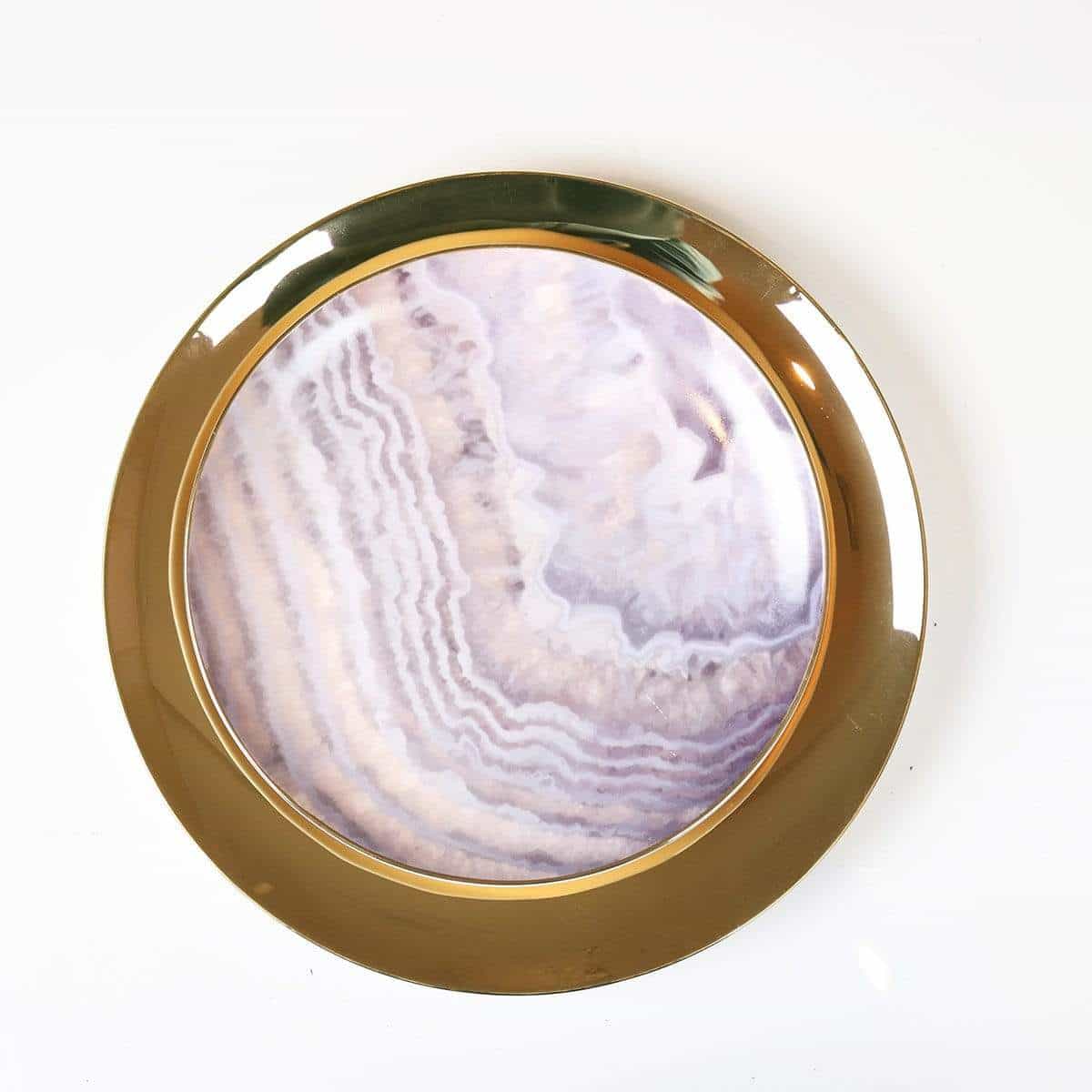 little white dish Pink Waves Salad Plates – Set of 4 | Fine Bone China