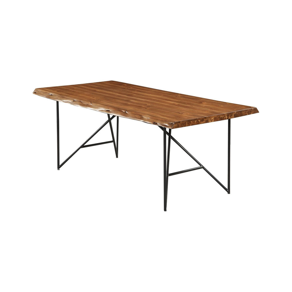 
                      
                        Live Edge Dining Table, Light Walnut
                      
                    