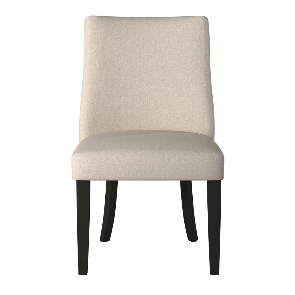 
                      
                        Live Edge Parson Chairs, Cream/Black
                      
                    
