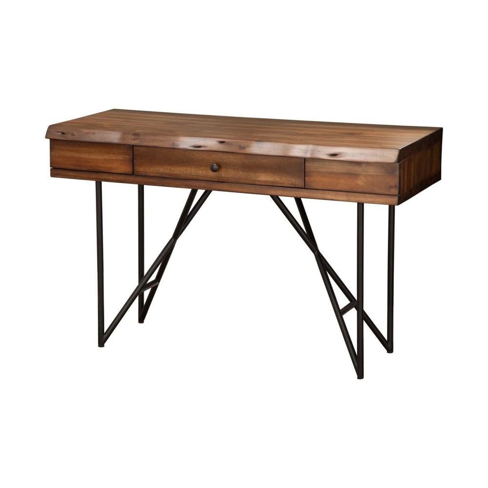 
                      
                        Alpine Furniture Live Edge Writing Desk, Light Walnut - lily & onyx
                      
                    