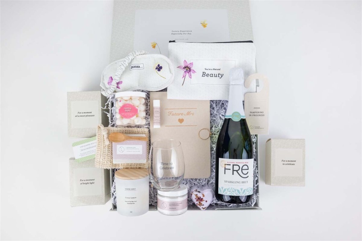 Lizush Bride to Be Gift Box - Luxury Bridal Shower Basket for Future Mrs