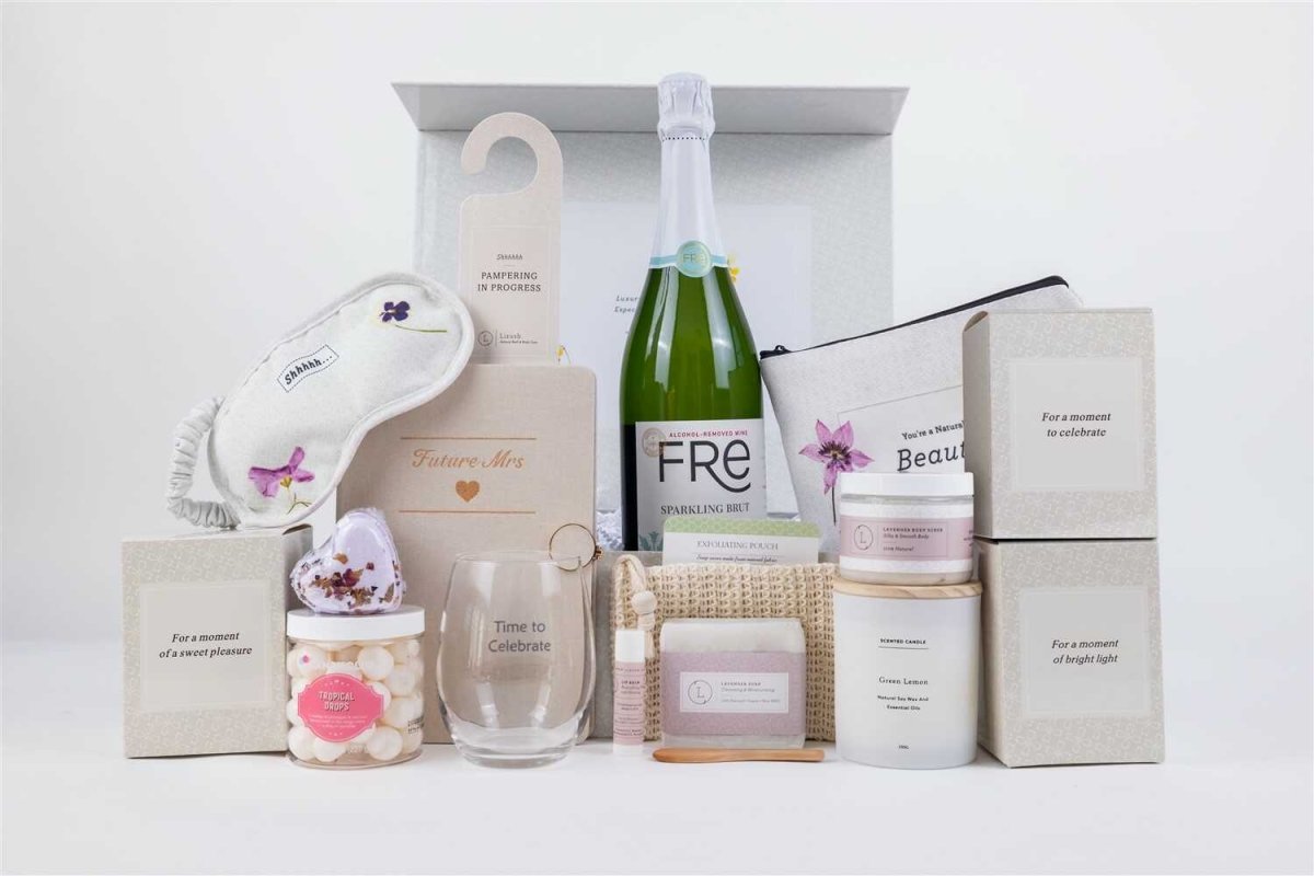 Lizush Bride to Be Gift Box - Luxury Bridal Shower Basket for Future Mrs