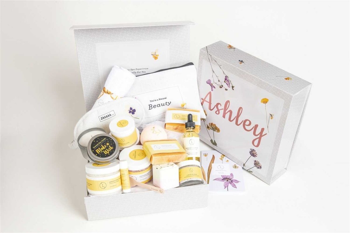 Lizush Cheer Up Gift Basket - Natural Care Package for Recovery & Comfort