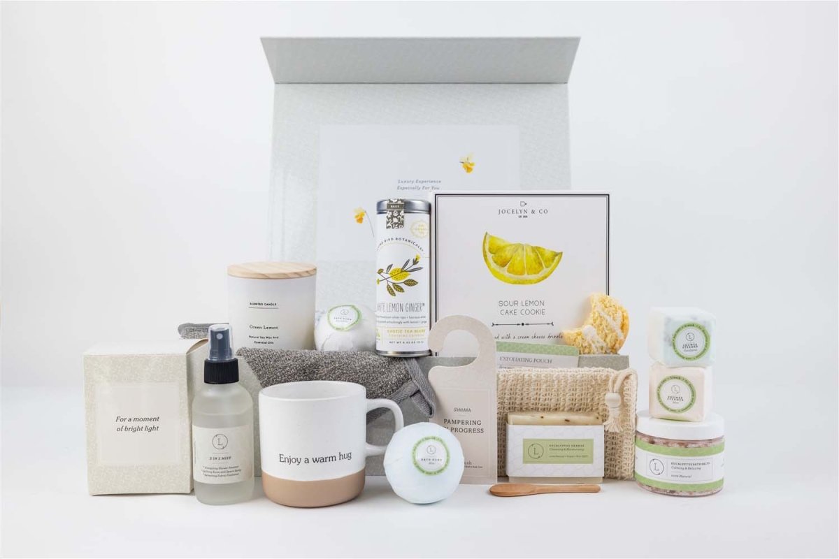 Lizush Get Well Gift Basket - All Natural Care Package for Recovery & Healing