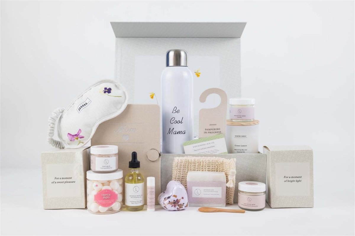 Lizush Mother's Day Gift Basket - Luxury Spa Set to Pamper Mom