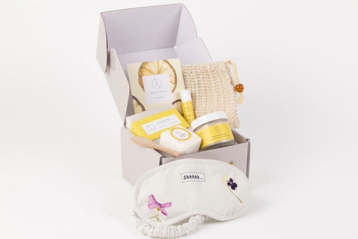 Lizush Natural Citrus Bath & Body Gift Set - Luxurious Spa Skincare Collection
