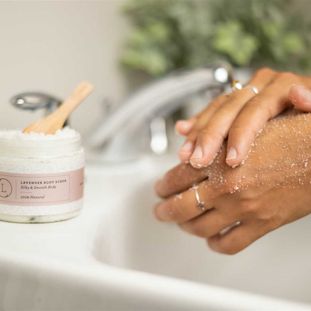 Body Salt Scrub, 9 oz - Lavender