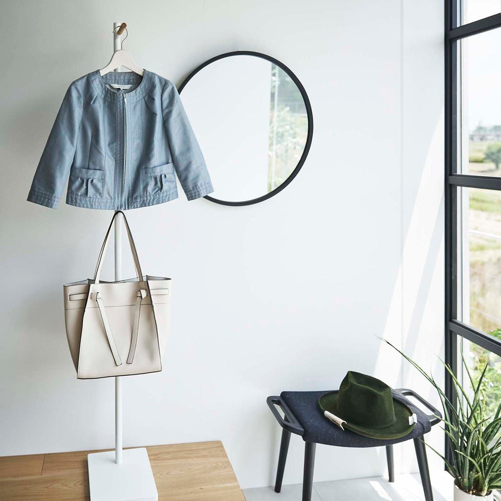 
                      
                        Steel & Wood Coat Rack, 63.98" H
                      
                    