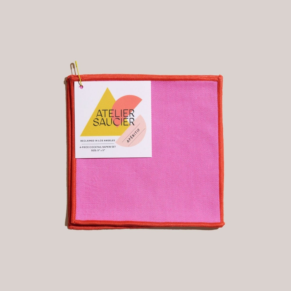 
                      
                        ATELIER SAUCIER Lollipop Twill Cocktail Napkins | Set of 4 - lily & onyx
                      
                    