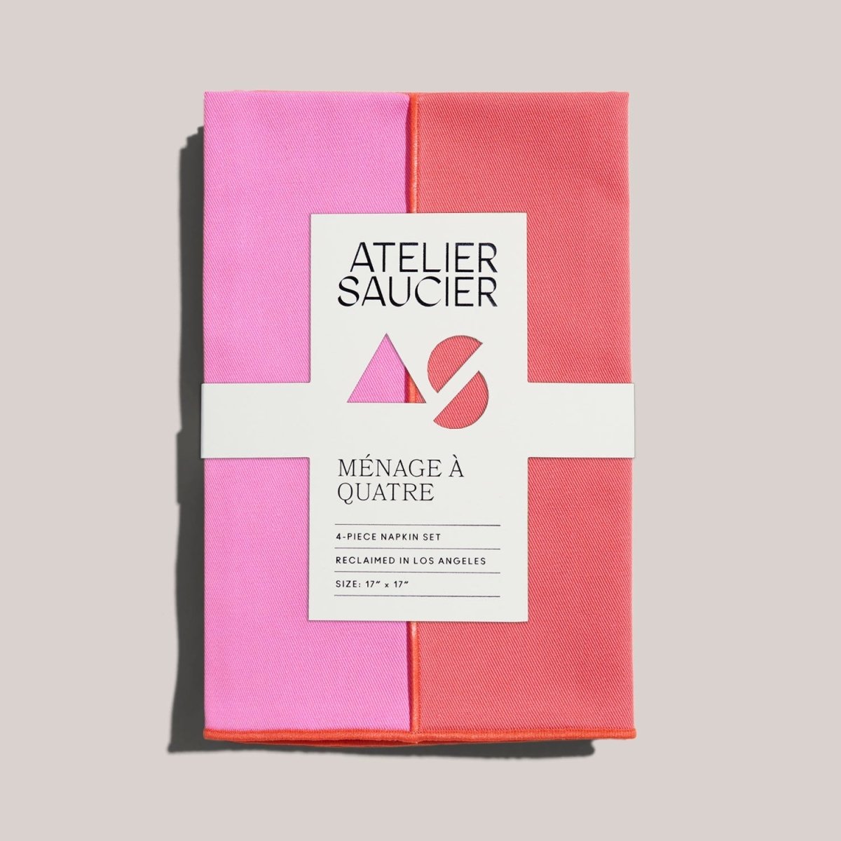 ATELIER SAUCIER Lollipop Twill Napkins | Set of 4 - lily & onyx
