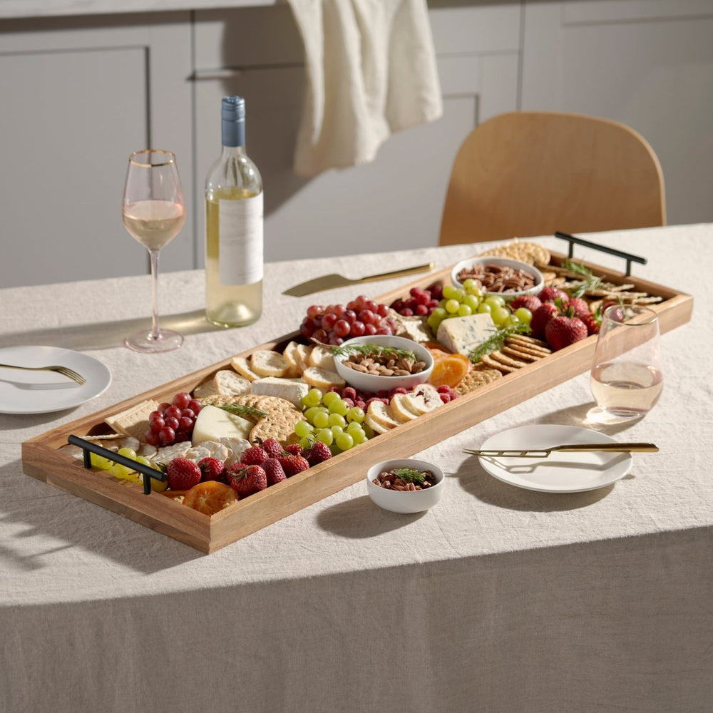 Twine Living Longboard Acacia Cheese Board - lily & onyx