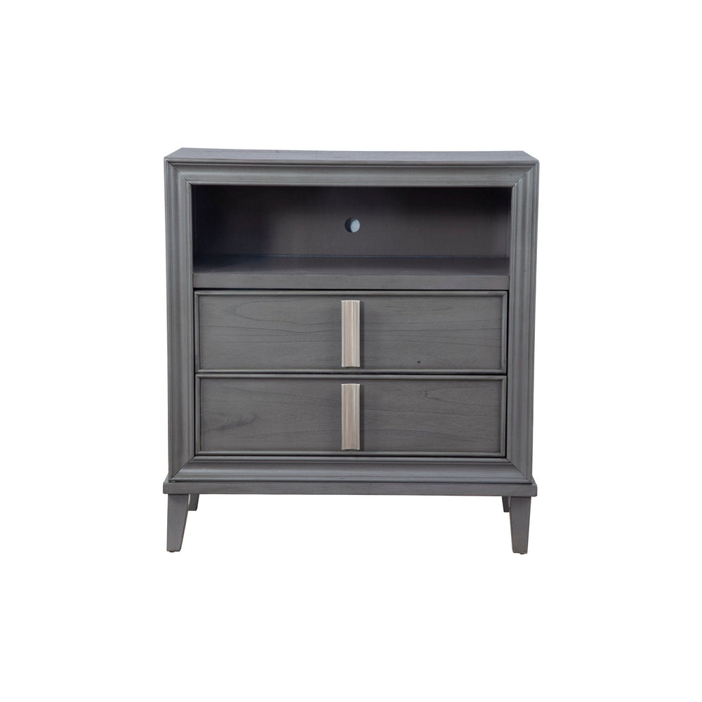 
                      
                        Lorraine Media Chest, Dark Grey
                      
                    