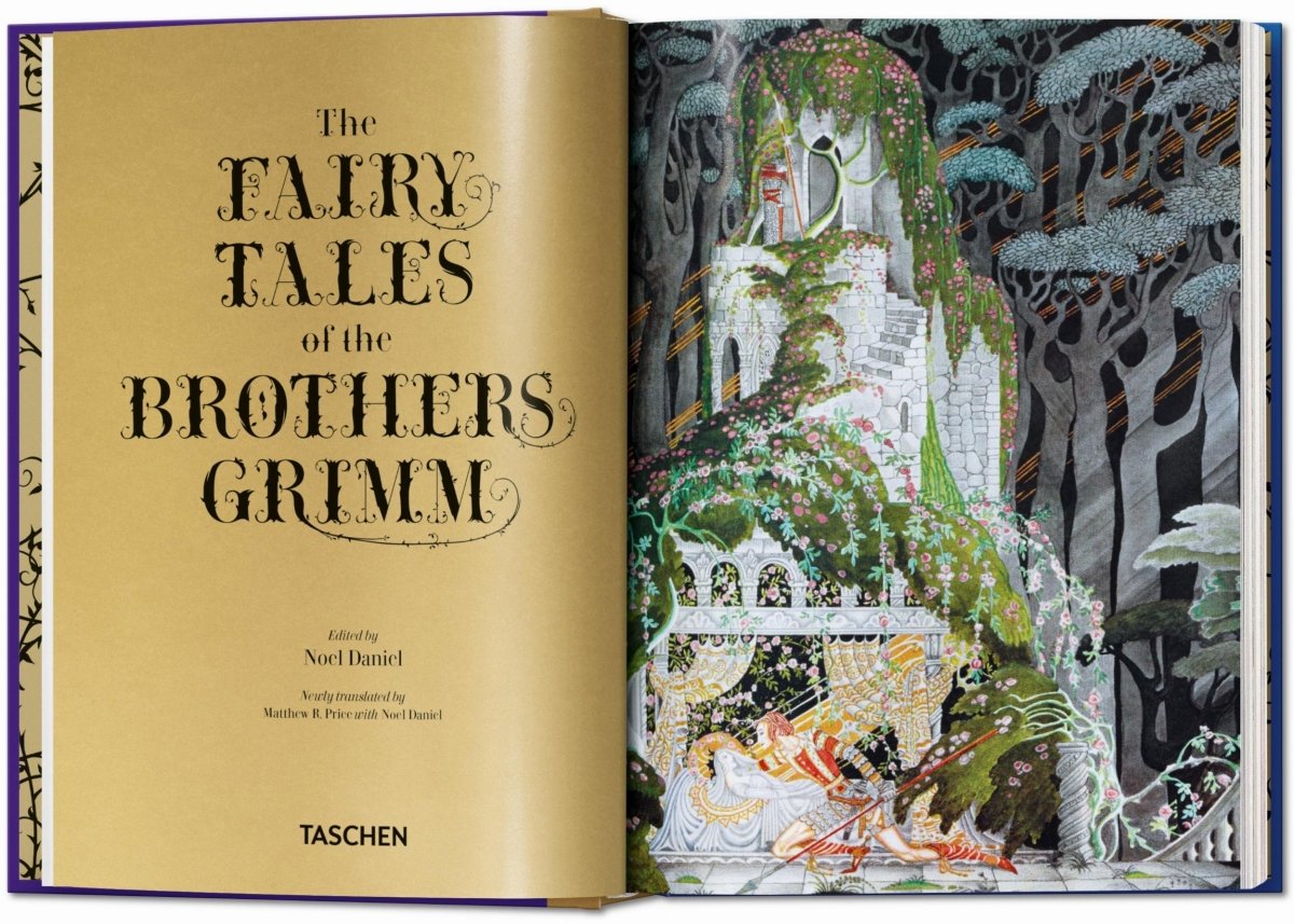 TASCHEN Los cuentos de Grimm & Andersen 2 en 1. 40th Ed. (Spanish) - lily & onyx