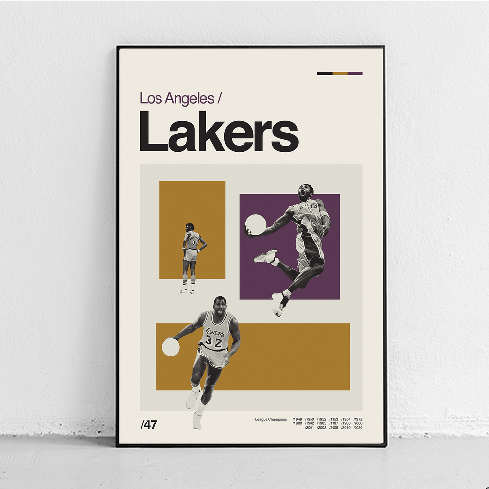 Los Angeles Lakers Art Print
