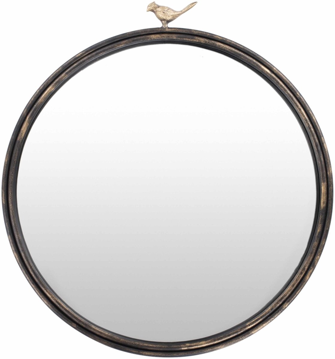 Boutique Rugs Loughlinstown Gold Frame Round Mirror - lily & onyx