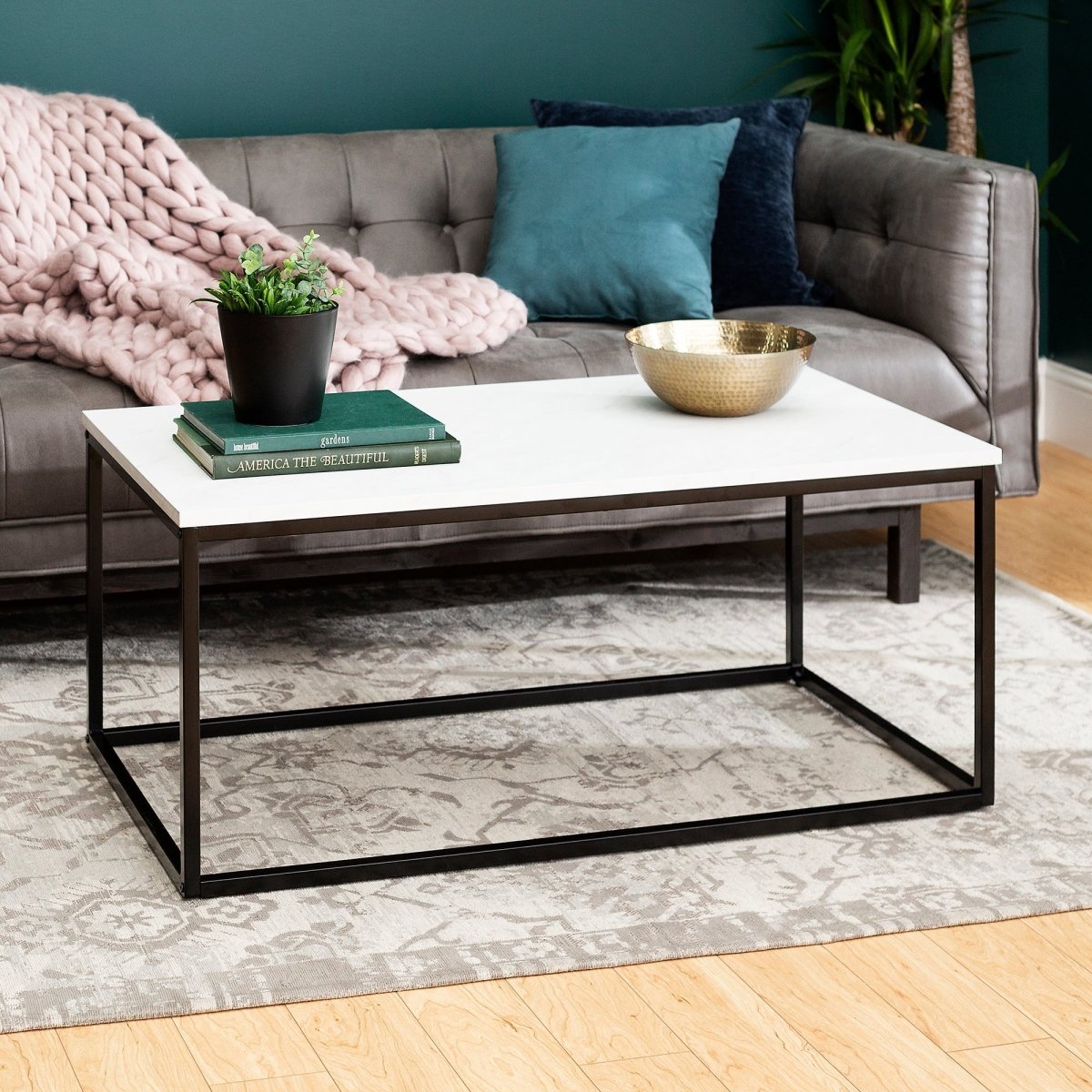 Walker Edison Lowell Coffee Table - lily & onyx