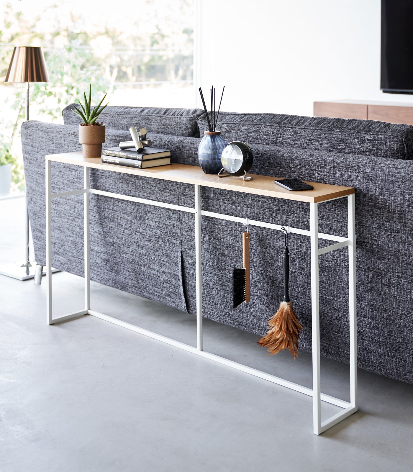 Long Steel Console Table