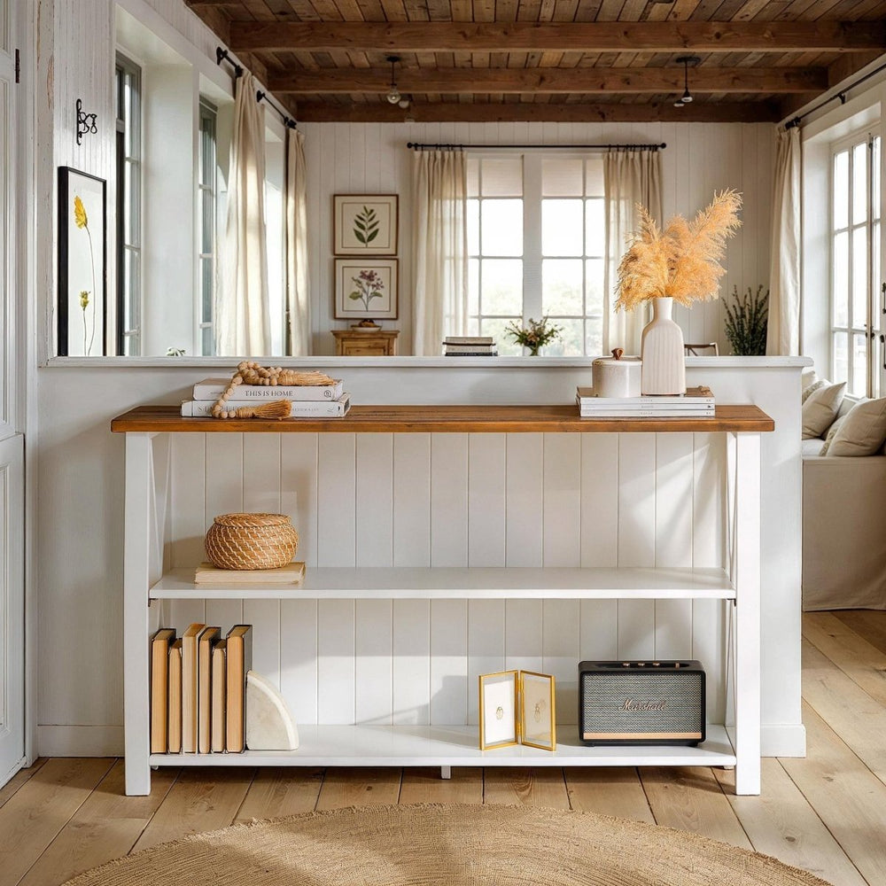 Walker Edison Lucas Farmhouse Shelf - lily & onyx
