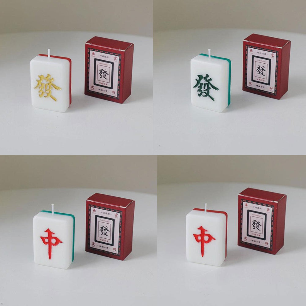 
                      
                        CHOP SUEY CLUB Lucky Mahjong Tile Candles - lily & onyx
                      
                    