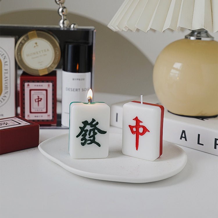 
                      
                        CHOP SUEY CLUB Lucky Mahjong Tile Candles - lily & onyx
                      
                    