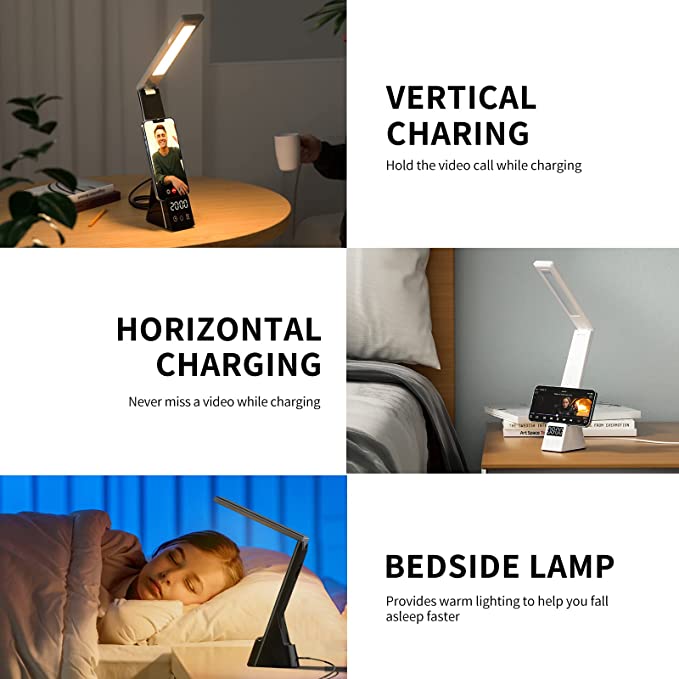 
                      
                        Lumicharge Lumi - Mini | 7 - in - 1 Multifunctional LED Desk Lamp with Wireless Charger - lily & onyx
                      
                    