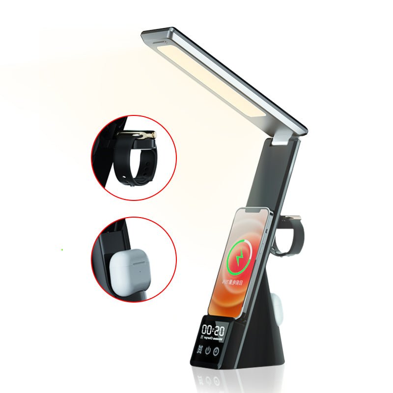 Lumicharge Lumi - Mini | 7 - in - 1 Multifunctional LED Desk Lamp with Wireless Charger - lily & onyx