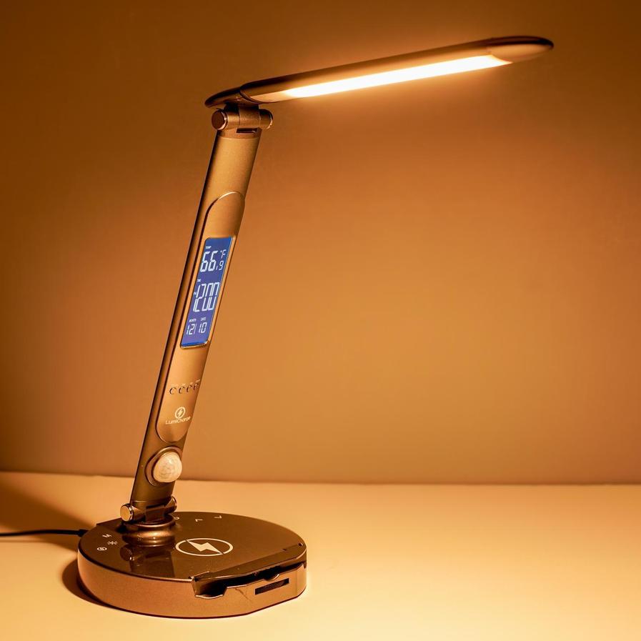 
                      
                        Lumicharge LumiCharge II | Premium Desk Lamp with Universal Phone Charger - lily & onyx
                      
                    