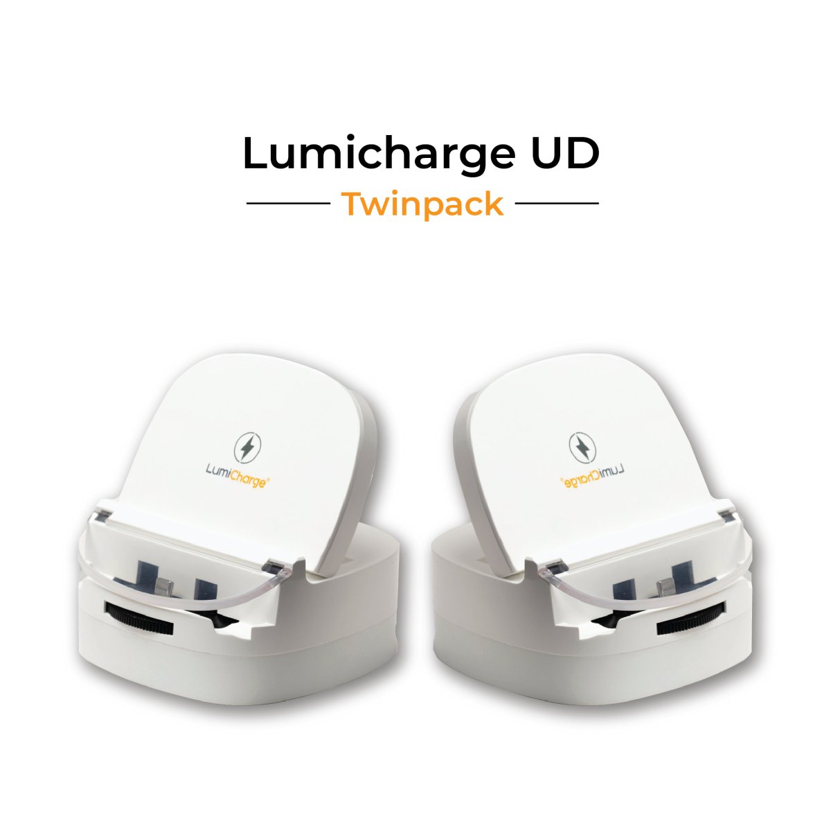 Lumicharge Lumicharge - UD | iPhone 15, 14, 13, 12, X and Android Charger | Adjustable Fast Wireless Charger - lily & onyx