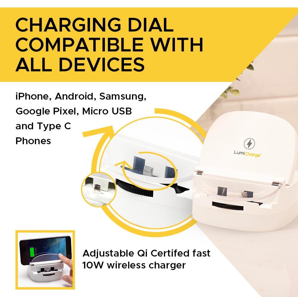 
                      
                        Lumicharge Lumicharge - UD | iPhone 15, 14, 13, 12, X and Android Charger | Adjustable Fast Wireless Charger - lily & onyx
                      
                    