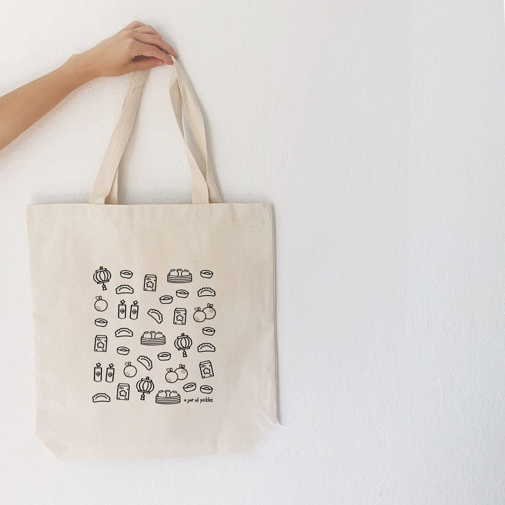 
                      
                        A Jar of Pickles Lunar New Year Cotton Tote - lily & onyx
                      
                    