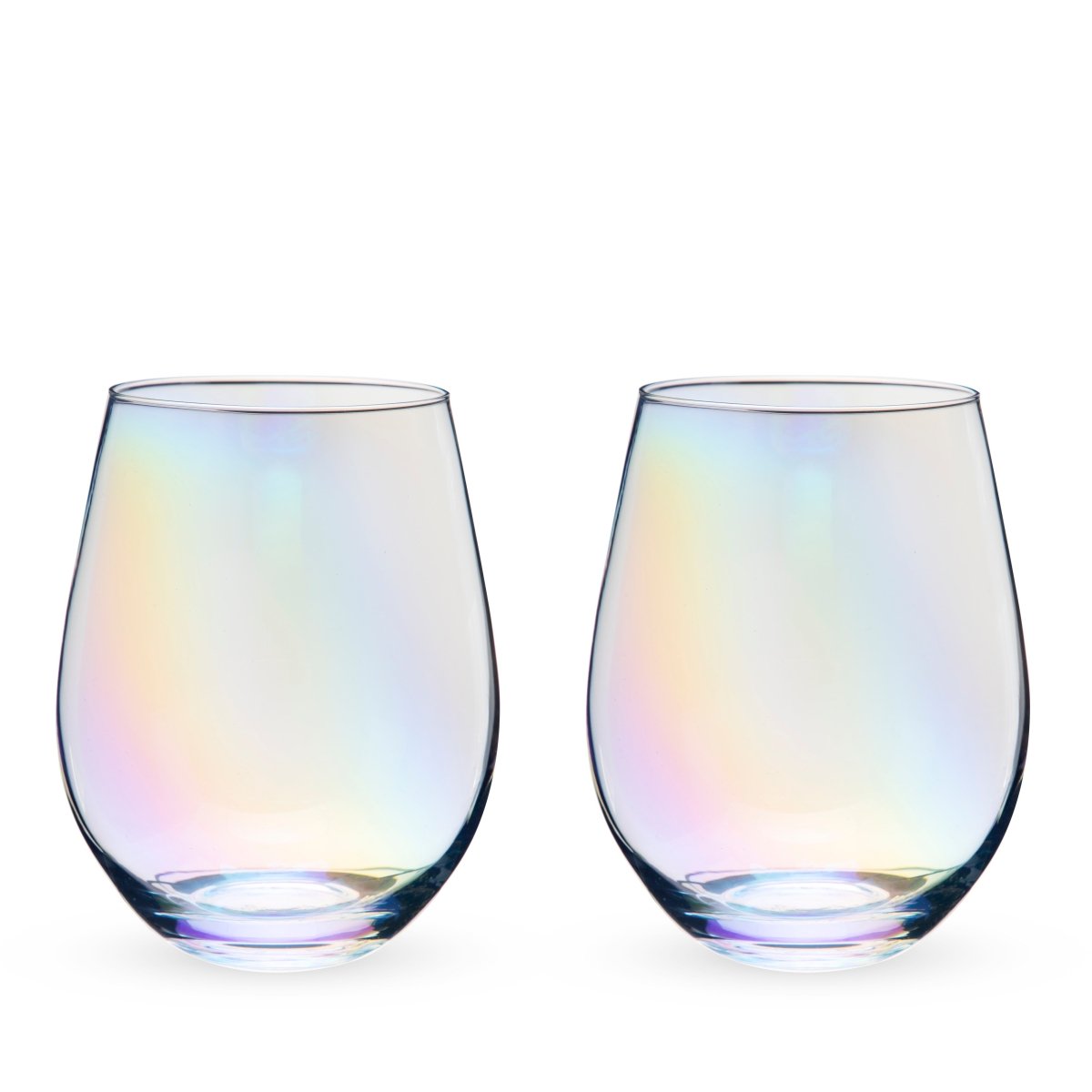 Twine Living Luster Stemless Wine Glasses, Set of 2 - lily & onyx