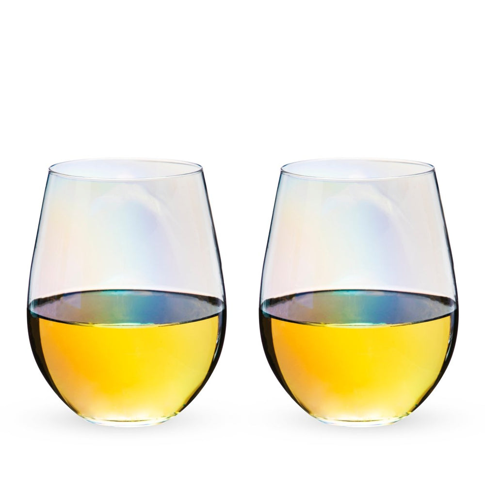 
                      
                        Twine Living Luster Stemless Wine Glasses, Set of 2 - lily & onyx
                      
                    