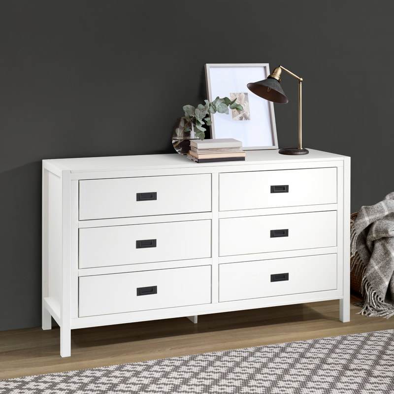 
                      
                        Walker Edison Lydia Solid Wood Modern Contemporary Dresser - lily & onyx
                      
                    