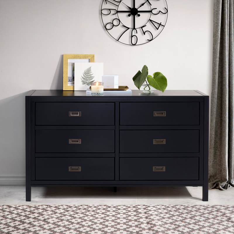 
                      
                        Walker Edison Lydia Solid Wood Modern Contemporary Dresser - lily & onyx
                      
                    