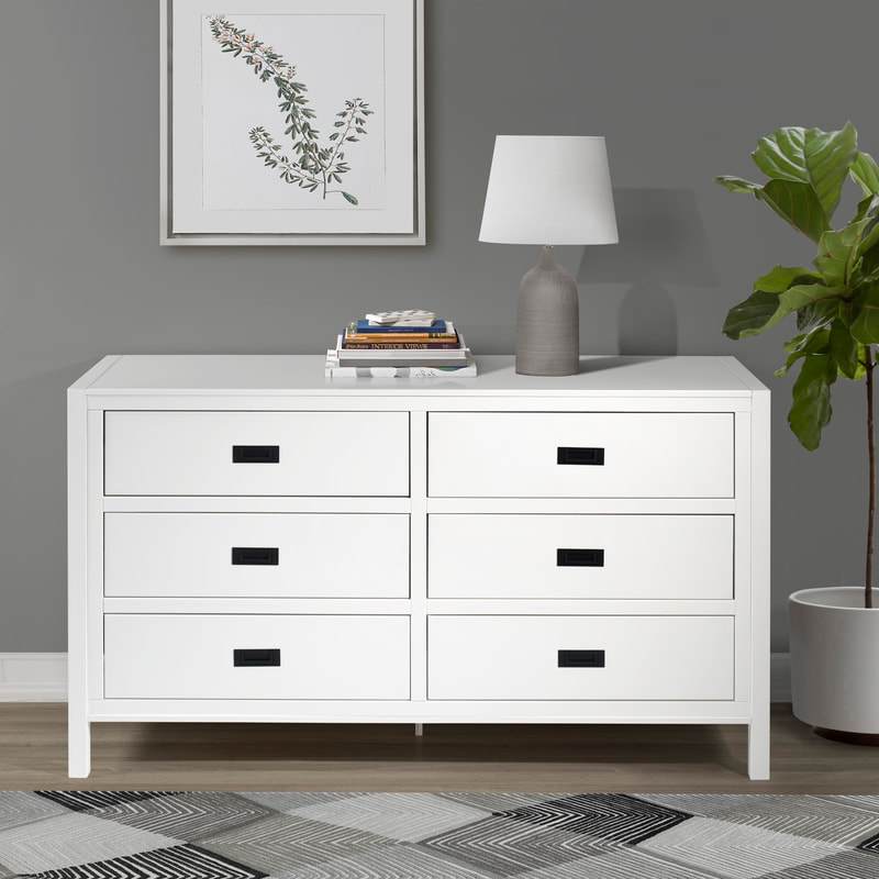 
                      
                        Walker Edison Lydia Solid Wood Modern Contemporary Dresser - lily & onyx
                      
                    