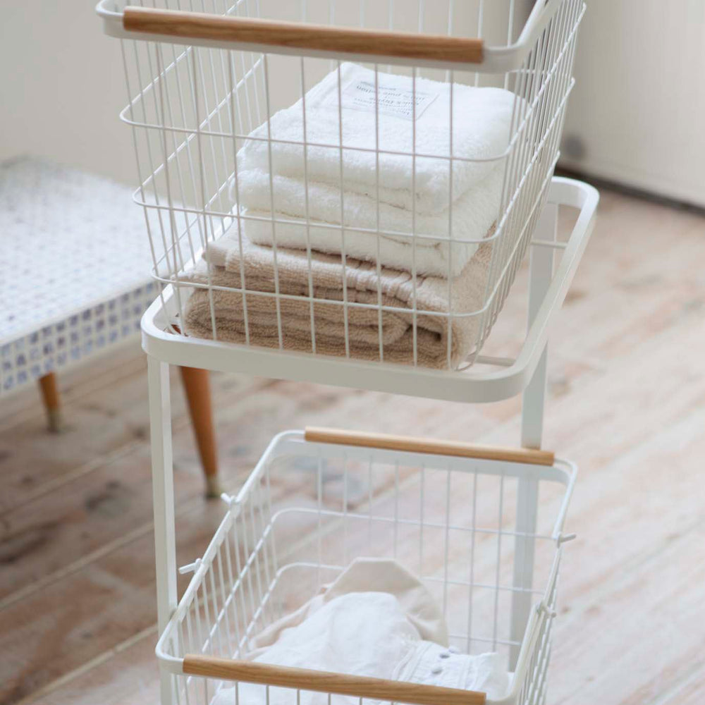 
                      
                        Rolling Laundry Cart & Wire Baskets
                      
                    