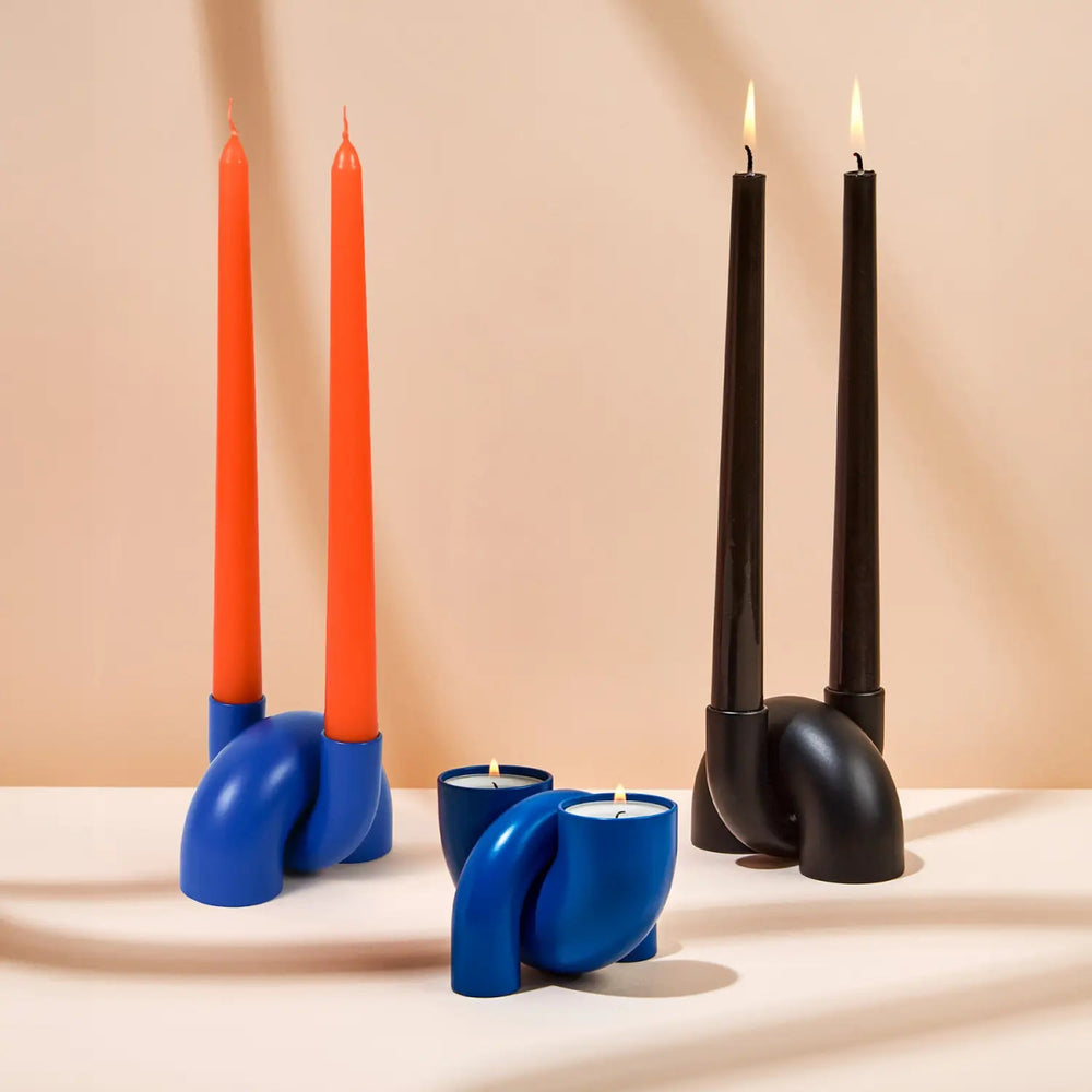 
                      
                        54Celsius Macaroni 2 - in - 1 Candleholder - Tapers & Tealights - Royal Blue - lily & onyx
                      
                    