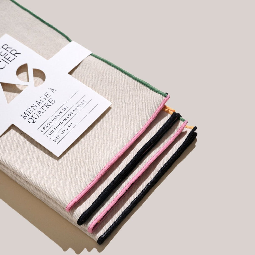 
                      
                        ATELIER SAUCIER Macaw Burlap Napkins | Set of 4 - lily & onyx
                      
                    